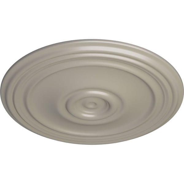 Reece Ceiling Medallion (Fits Canopies Up To 6 3/4), Hand-Painted Pearl White, 21OD X 1 1/4P